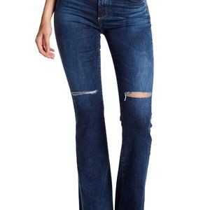 AG Womens 25 R The Janis High Rise Flare Jeans
